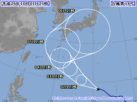 台風18