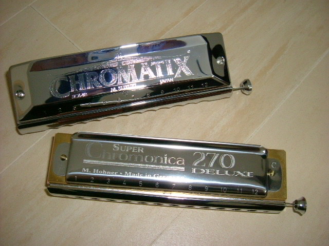 クロマチックハーモニカの部屋 SUZUKI SCX-48 vs HOHNER Super Chromonica 270 DELUXE