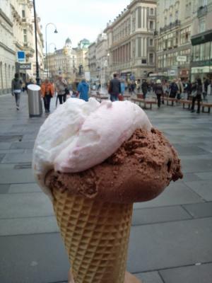 ウィーンのふわふわアイス