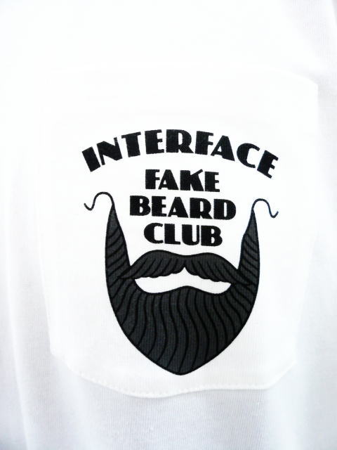 INTERFACE FAKE BEARD CLUB POCKET TEE