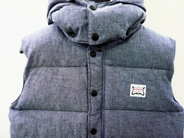 INTERFACE CHAMBRAY DOWN VEST