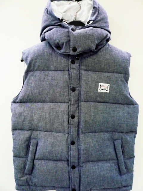 INTERFACE CHAMBRAY DOWN VEST