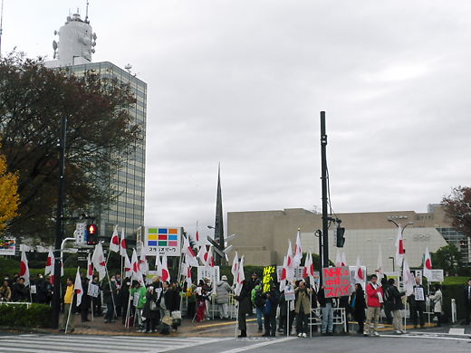 2011.12.3女性宮家創設と称する 皇室破壊策動阻止！ ＮＨＫ「紅白」韓流抗議！ 緊急国民行動