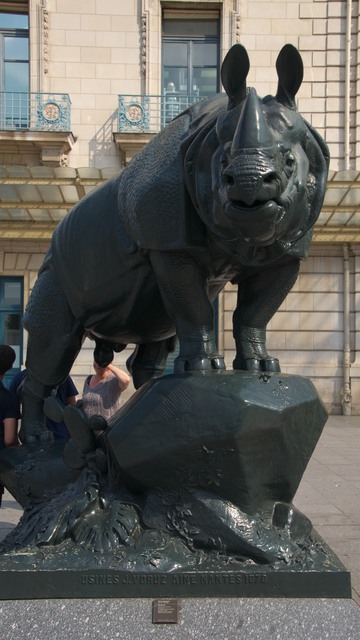 オルセー美術館の彫像：「犀」