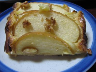 リンゴのアーモンドプードルパイ