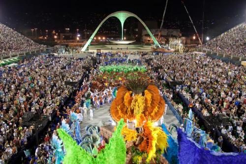 リオのサンボードロモ（カーニバル）