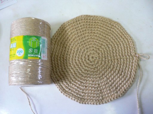 麻ひ も 編み物