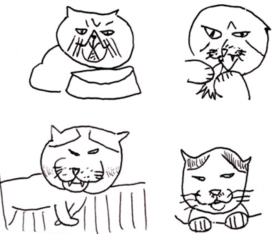 ぶさかわ猫展in神楽坂 来月12月20日から ひびいろいろblog