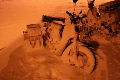 雪バイク