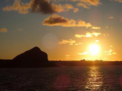 ペシ岬の夕日