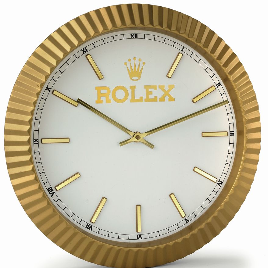 ロレックス デイトジャスト 掛け時計 壁掛け時計 - インテリア時計