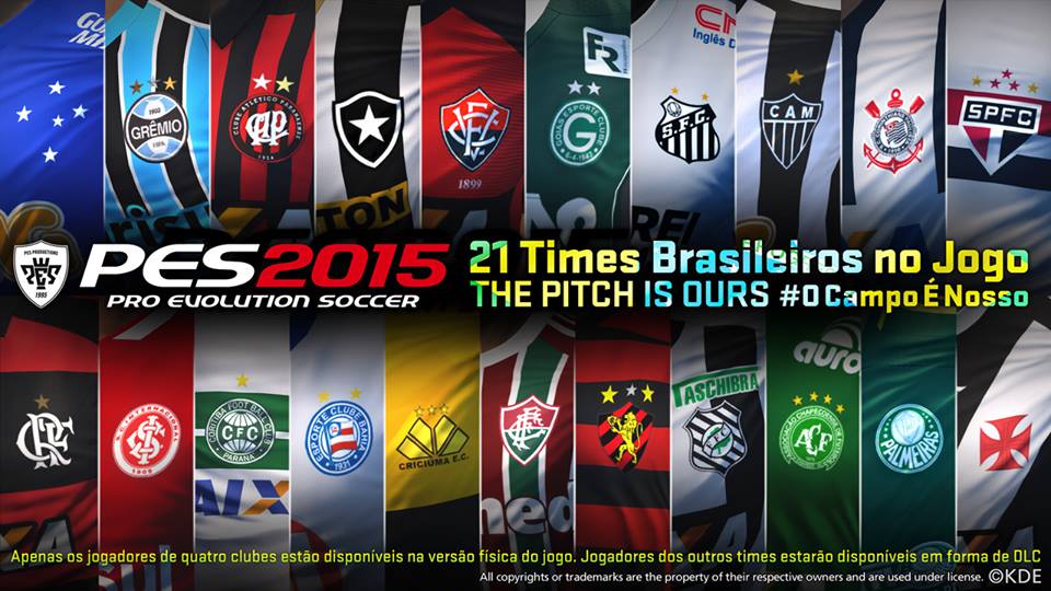 ウイイレ15 ブラジルのクラブチーム収録決定 指蹴 ウイニングイレブン Pro Evolution Soccer 情報ブログ